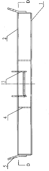 Method for manufacturing box counterweight of crane without surface bulges