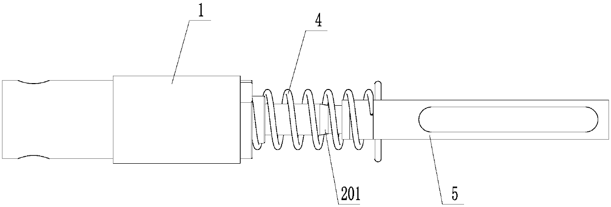 Single oil cylinder hydraulic buffer