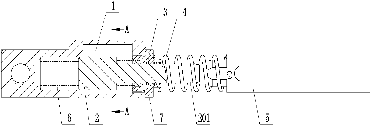 Single oil cylinder hydraulic buffer