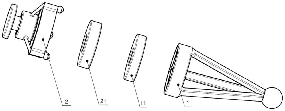 Hole site marking tool and method for marking hole site on assembly part