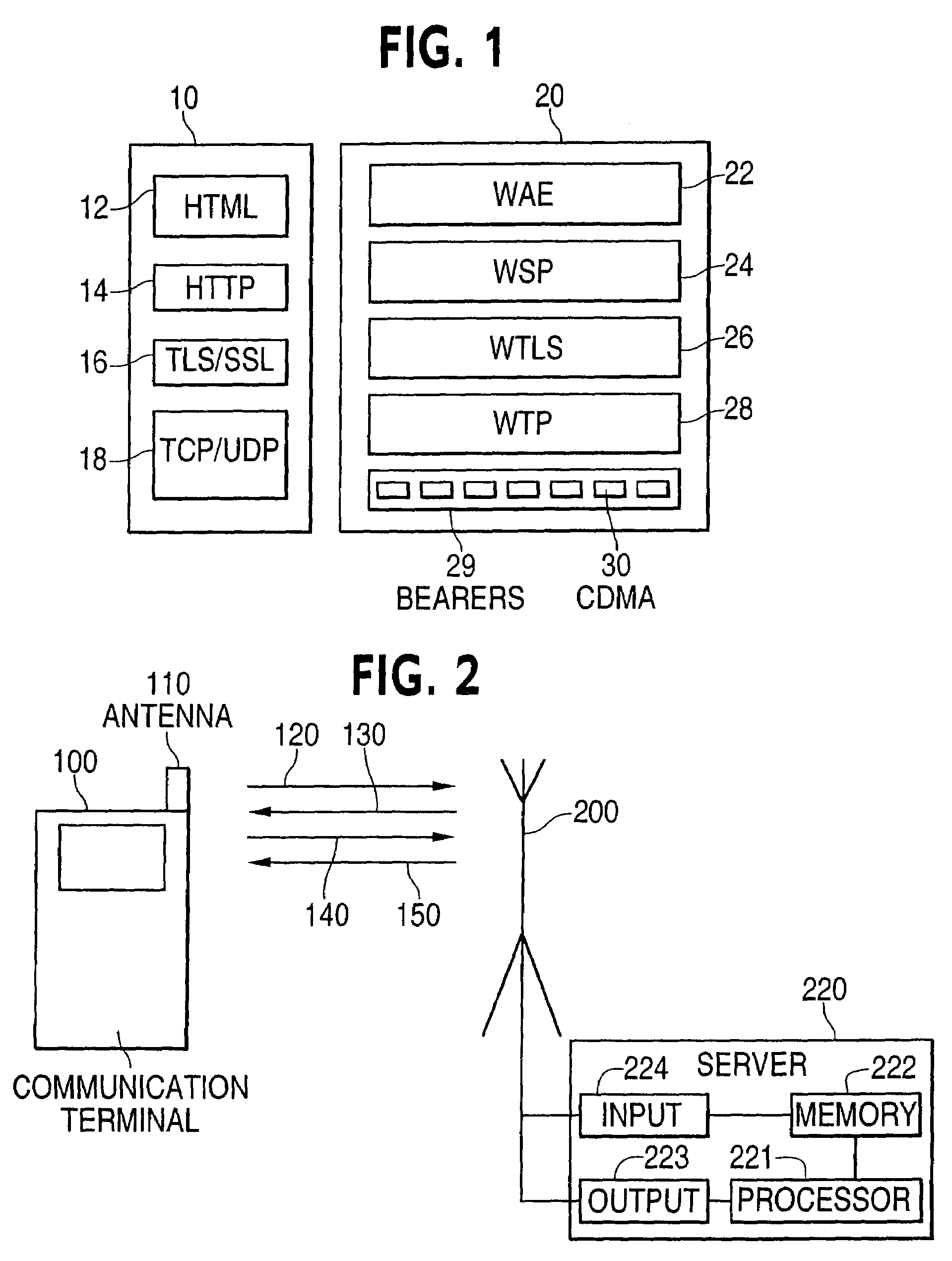Method of and a network for handling wireless session protocol (WSP) sessions