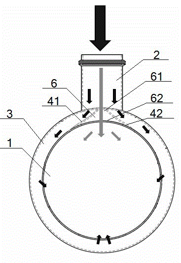 Mixing device for vehicle engine exhaust gas recirculation (EGR)