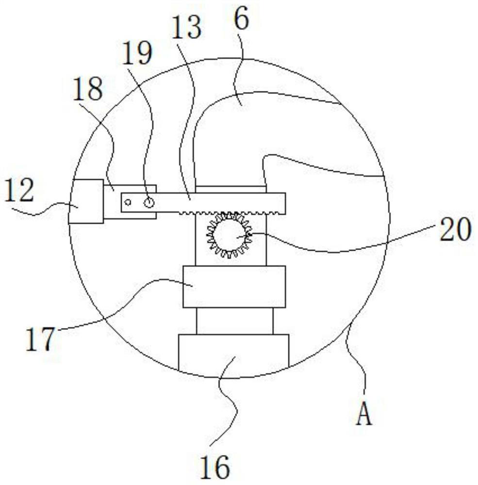 Low-nitrogen gas intake control device for production of cement rotary kiln