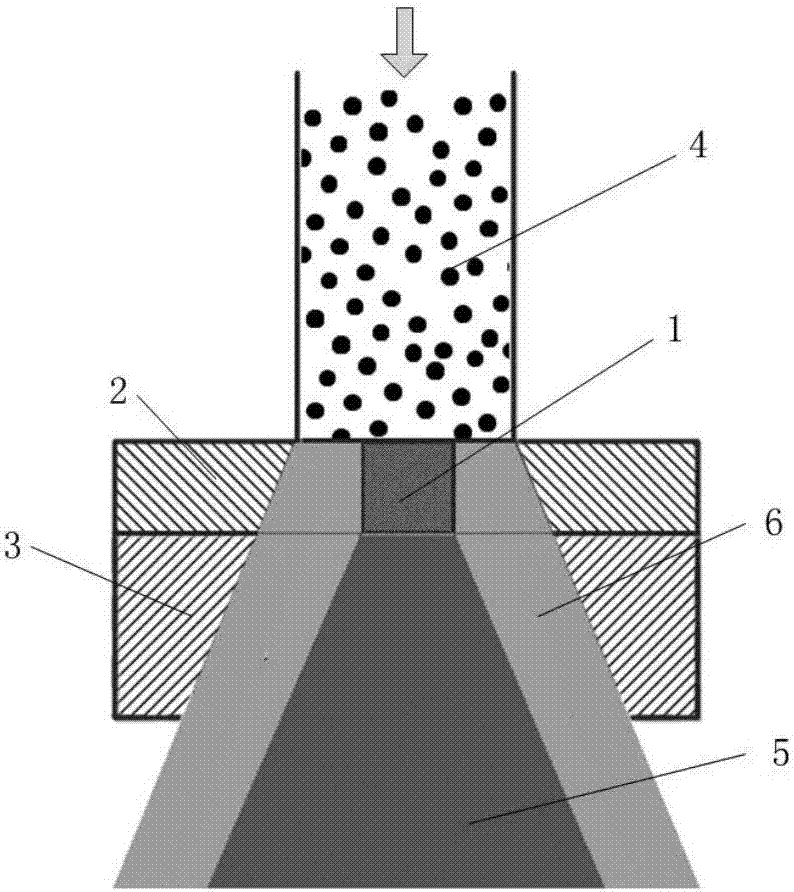 Array target of X-ray source for electron beam scanning CT and manufacturing method of array target