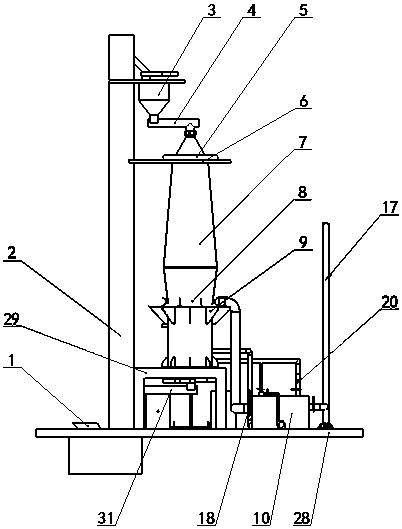 A continuous carbonization furnace for bamboo