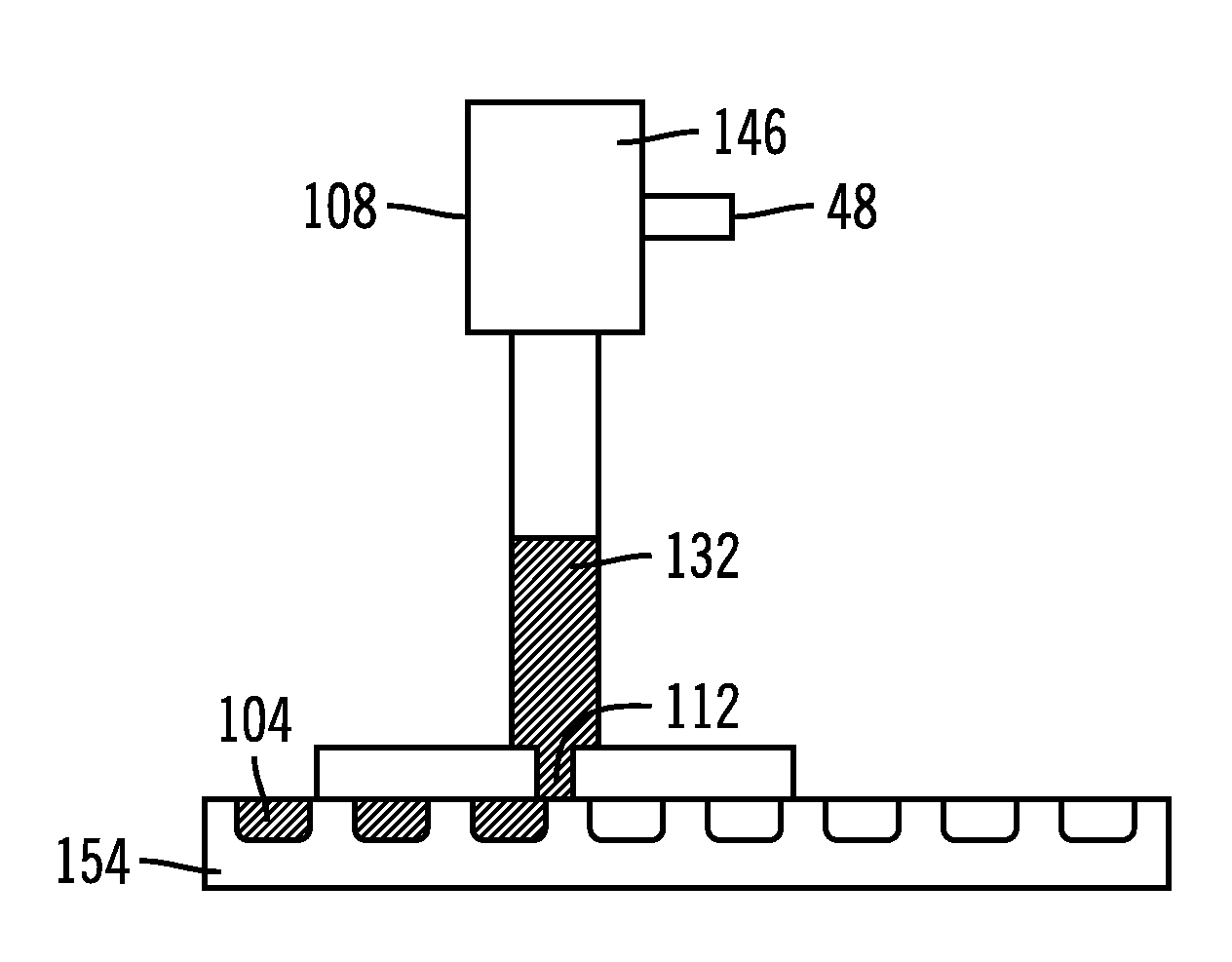 Conductive bonding material fill techniques