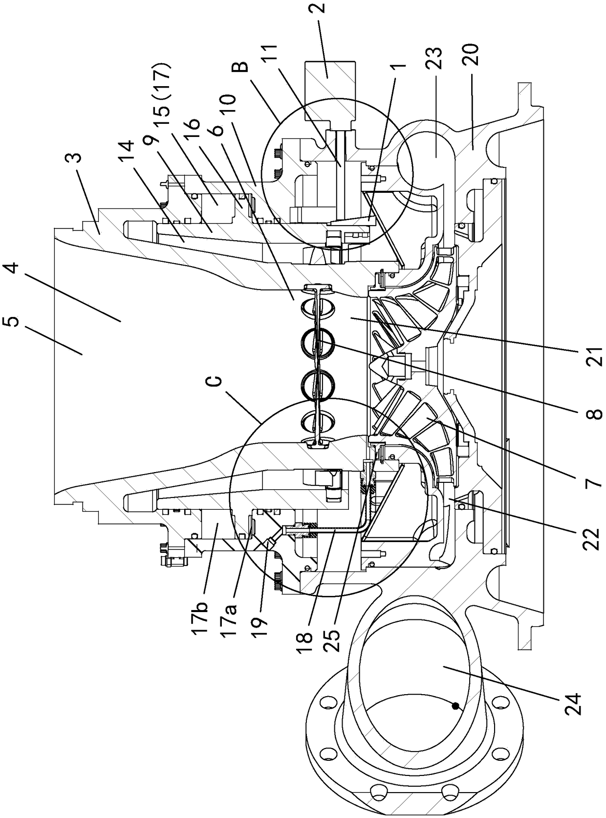 Air inlet accurate control and sealing monitoring system of centrifugal compressor