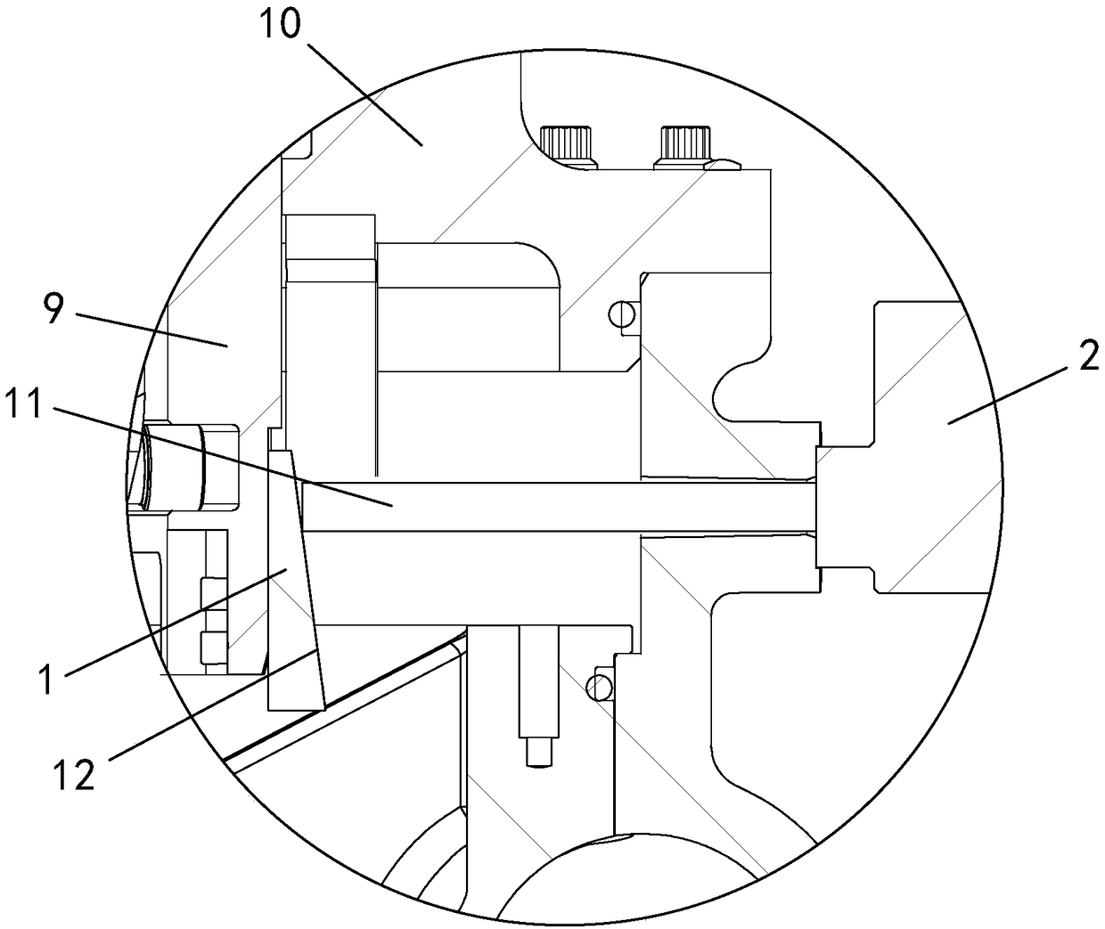 Air inlet accurate control and sealing monitoring system of centrifugal compressor