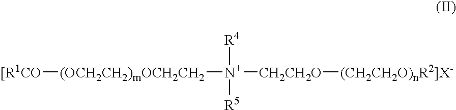 Use of cationic preparations