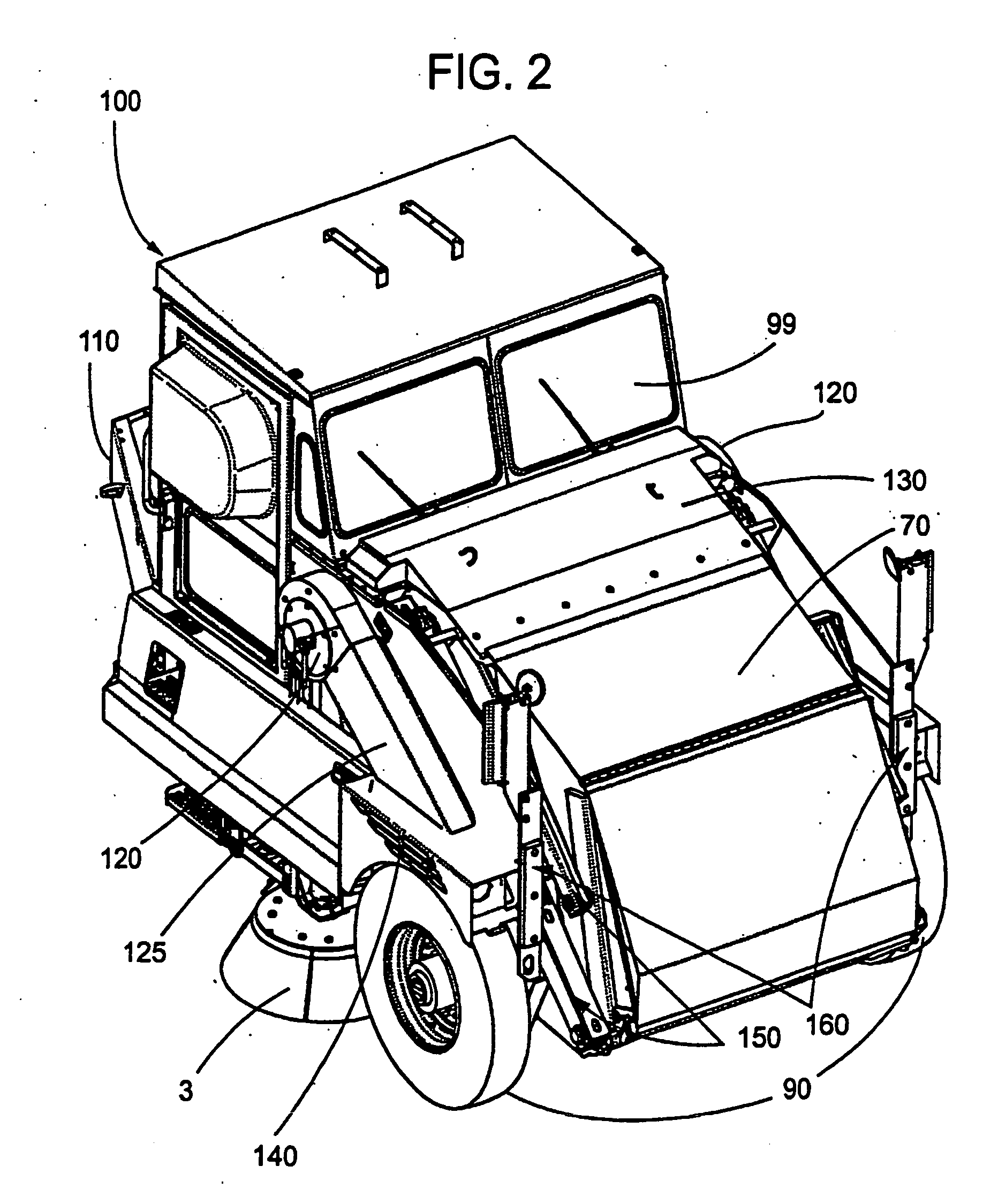 Debris collection systems, vehicles, and methods