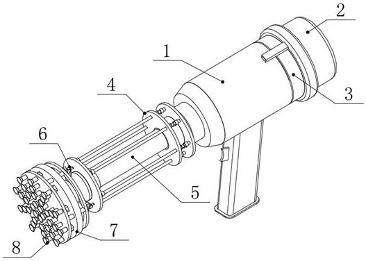 Sunflower pollen collecting device