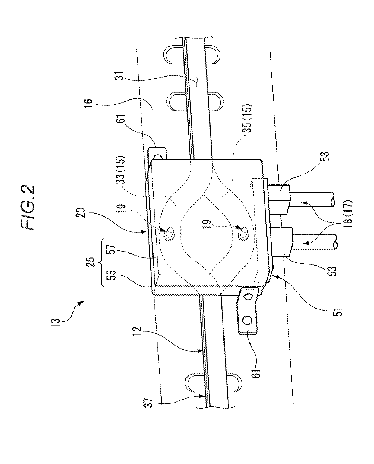 Wiring member connection structure