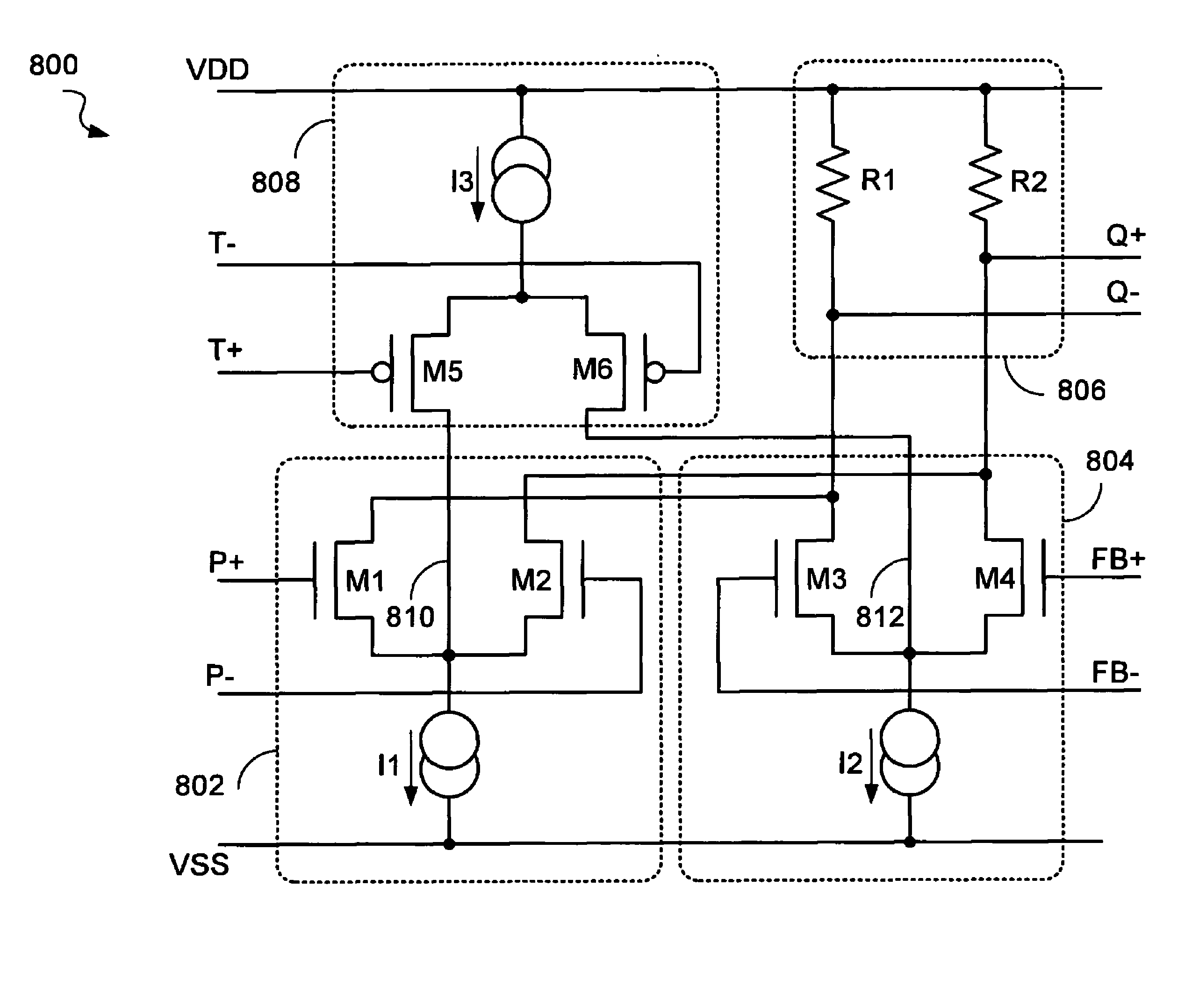 Voltage Controlled Oscillator (VCO) with a wide tuning range and substantially constant voltage swing over the tuning range