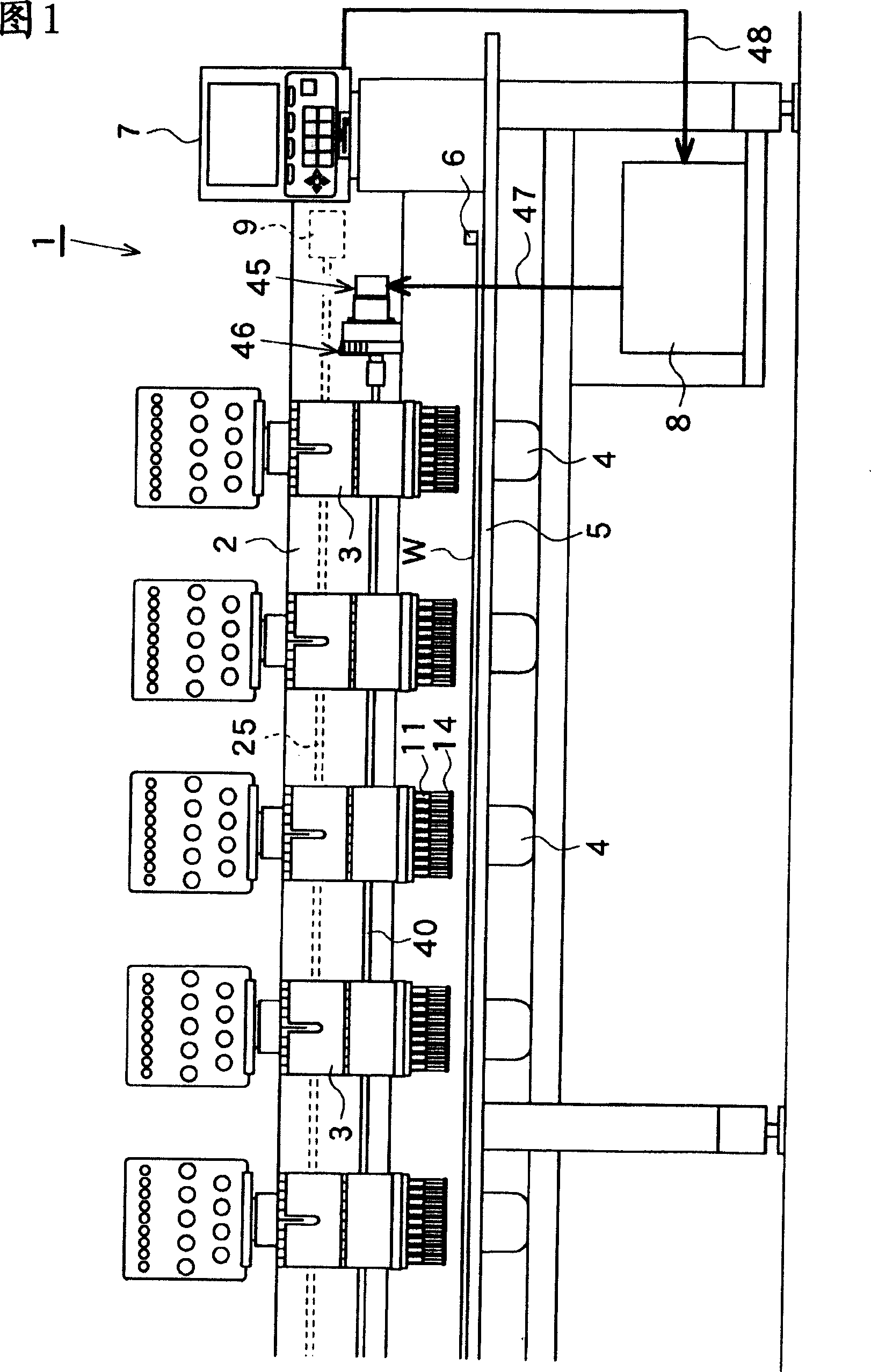 Multi-head embroidery machine