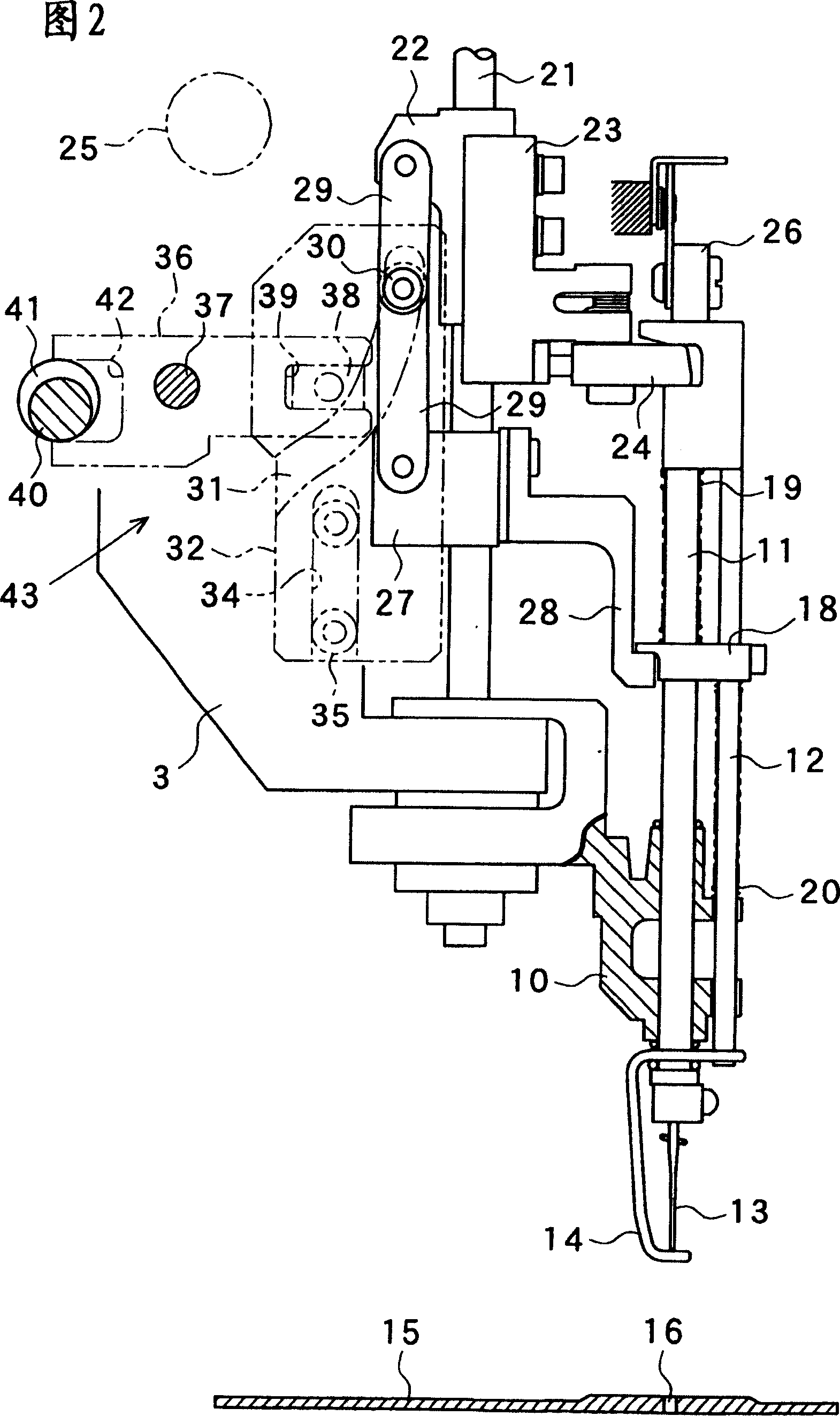 Multi-head embroidery machine