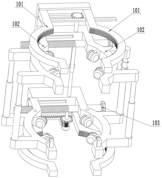 Deinsectization machine for forestry trees