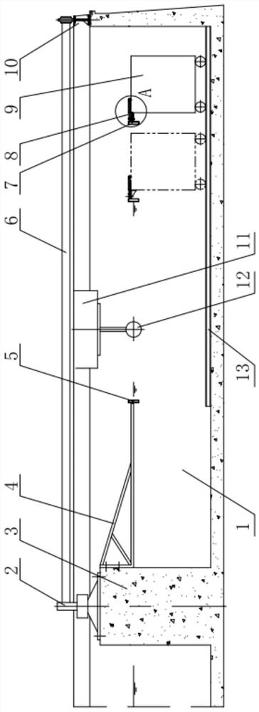 Variable-diameter floating ice channel