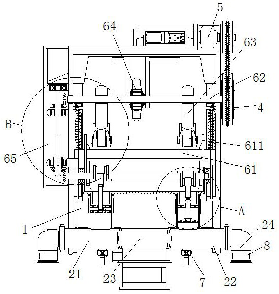 Pressurizing equipment for oil exploitation