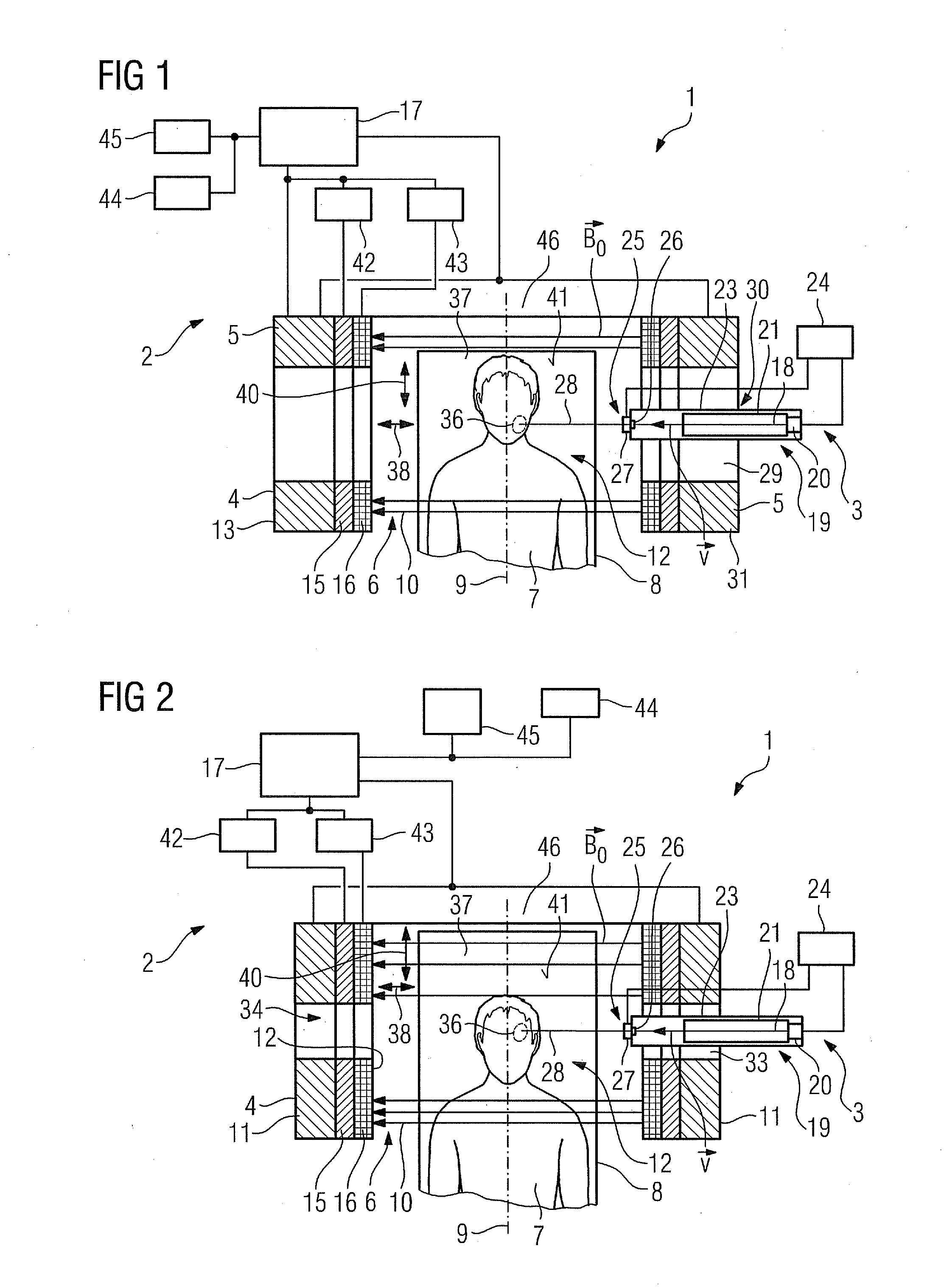 Apparatus with a Combination of a Magnetic Resonance Apparatus and a Radiotherapy Apparatus