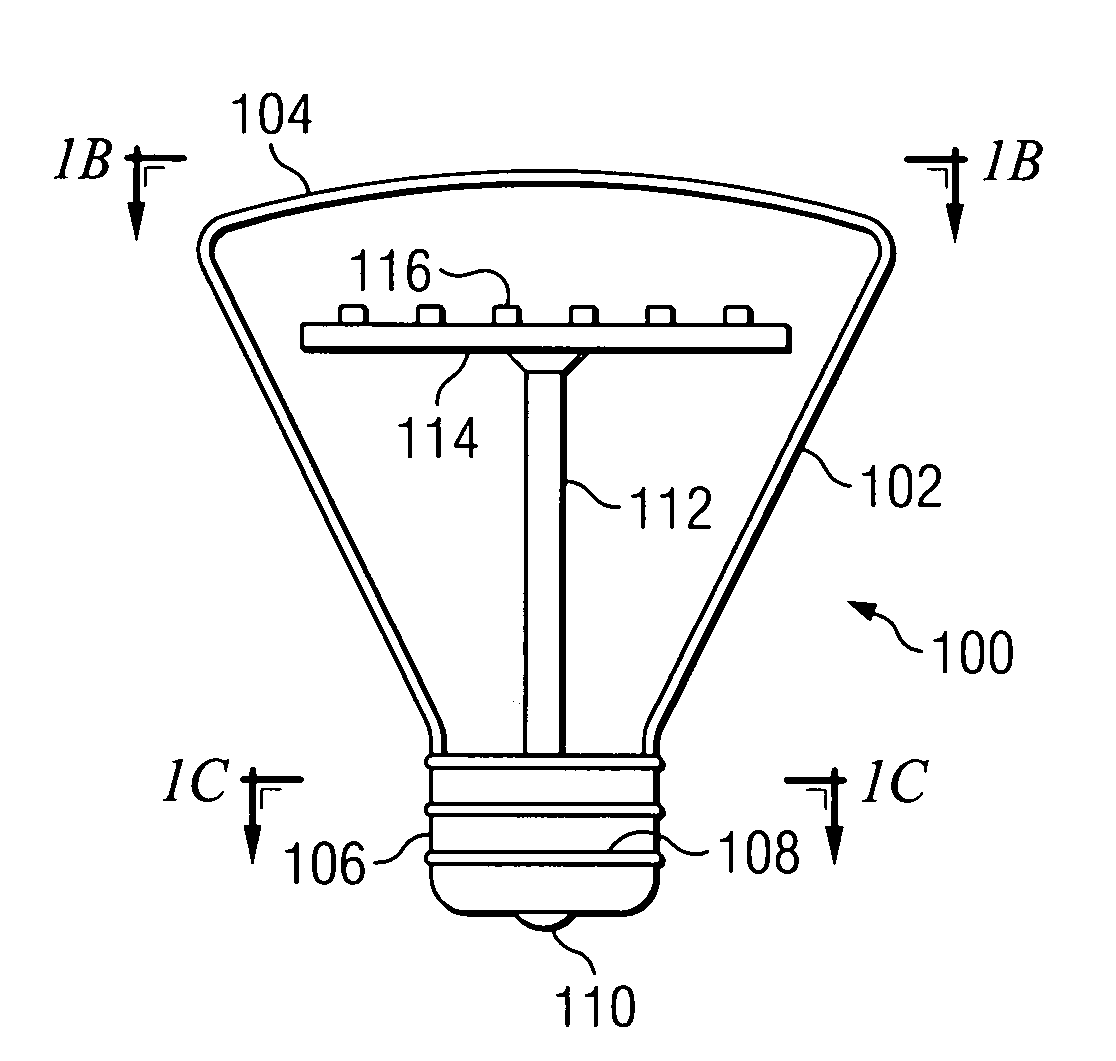 Electronic light generating element light bulb