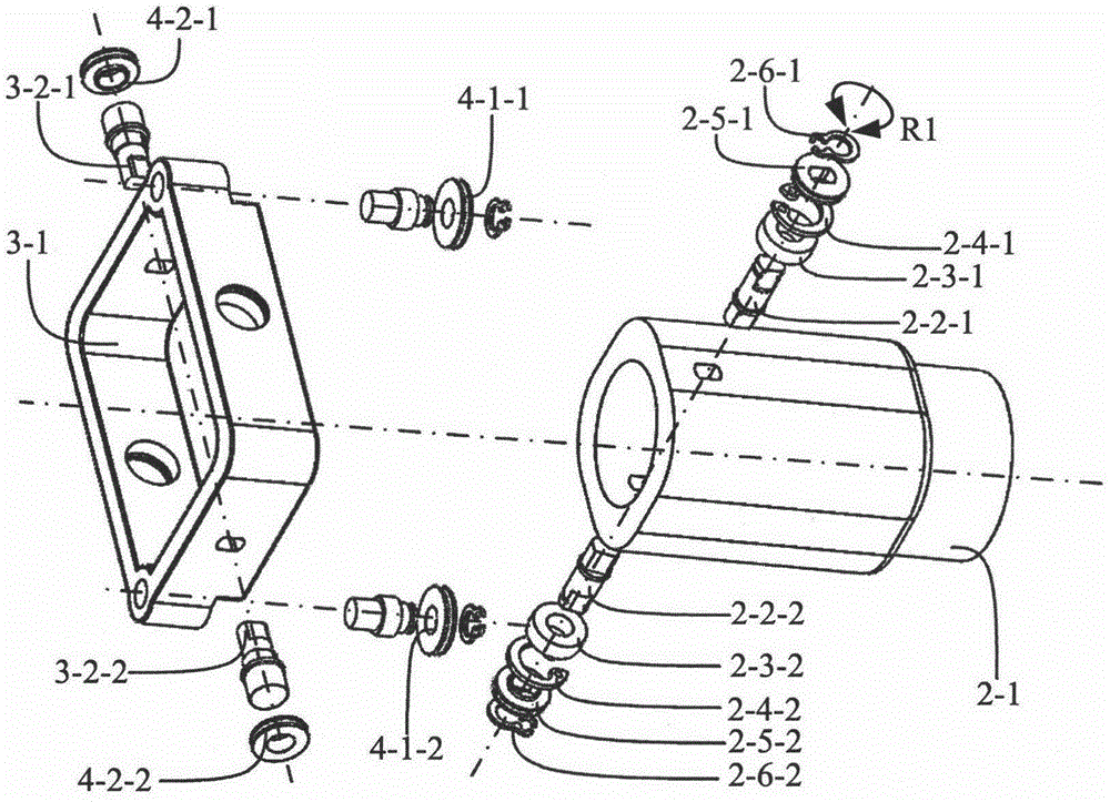 Steel wire rope transmission universal mechanism used for surgical driller