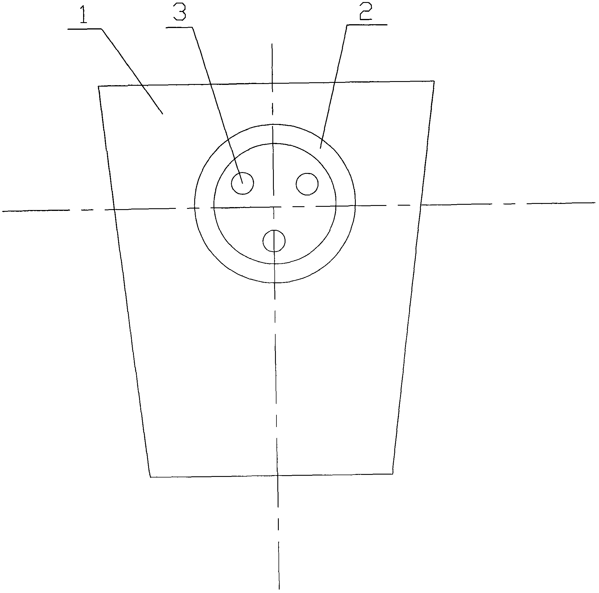 Process method for replacing trunnion of ladle