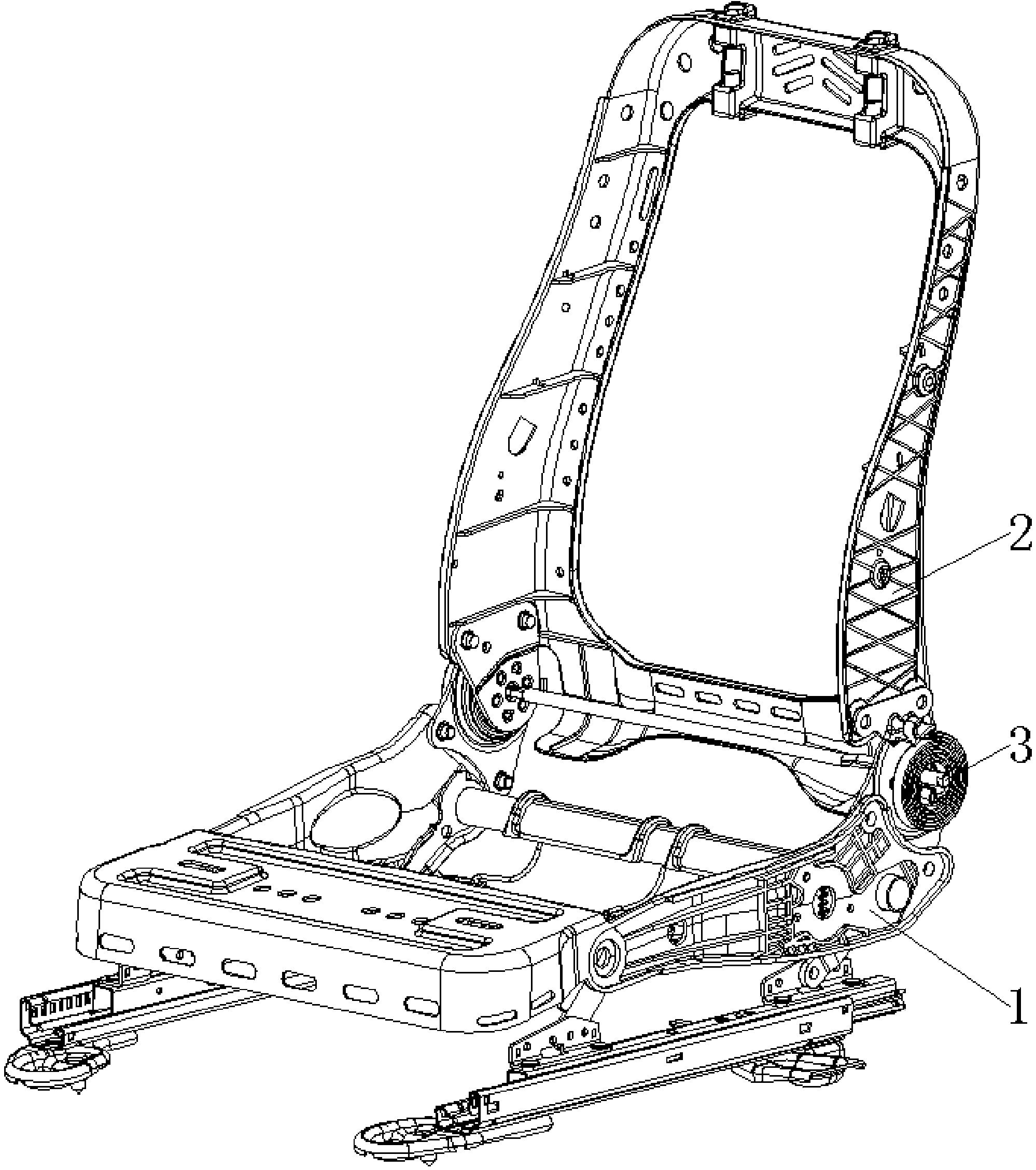 Automobile seat skeleton