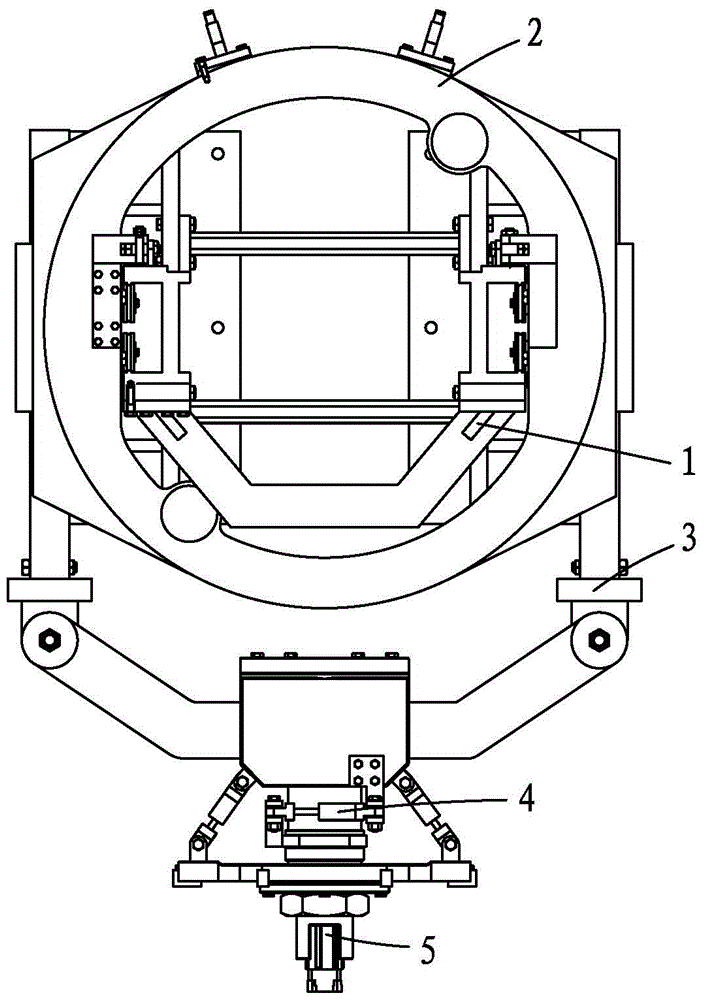 Hydraulic shield machine segment assembly device