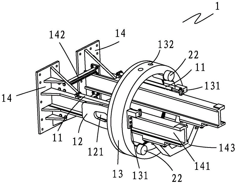 Hydraulic shield machine segment assembly device