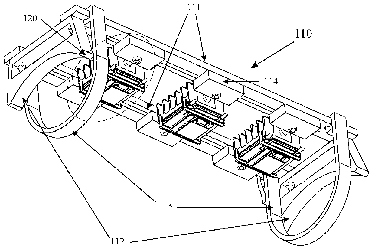 Wearable structure of temperature recurrence device and wearable temperature recurrence device