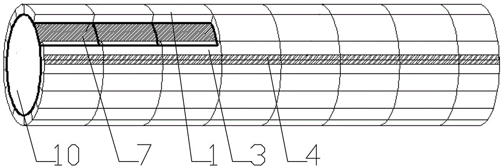 Tire type lining structure between tunnel and shield lining segment and method