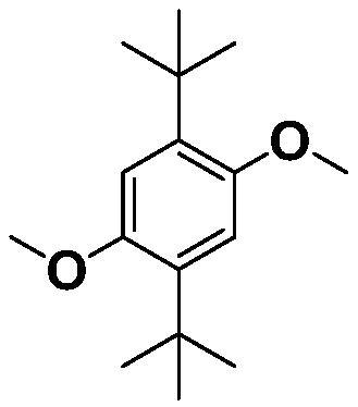 Preparation method of 2, 5-di-tert-butyl-p-dimethoxybenzene