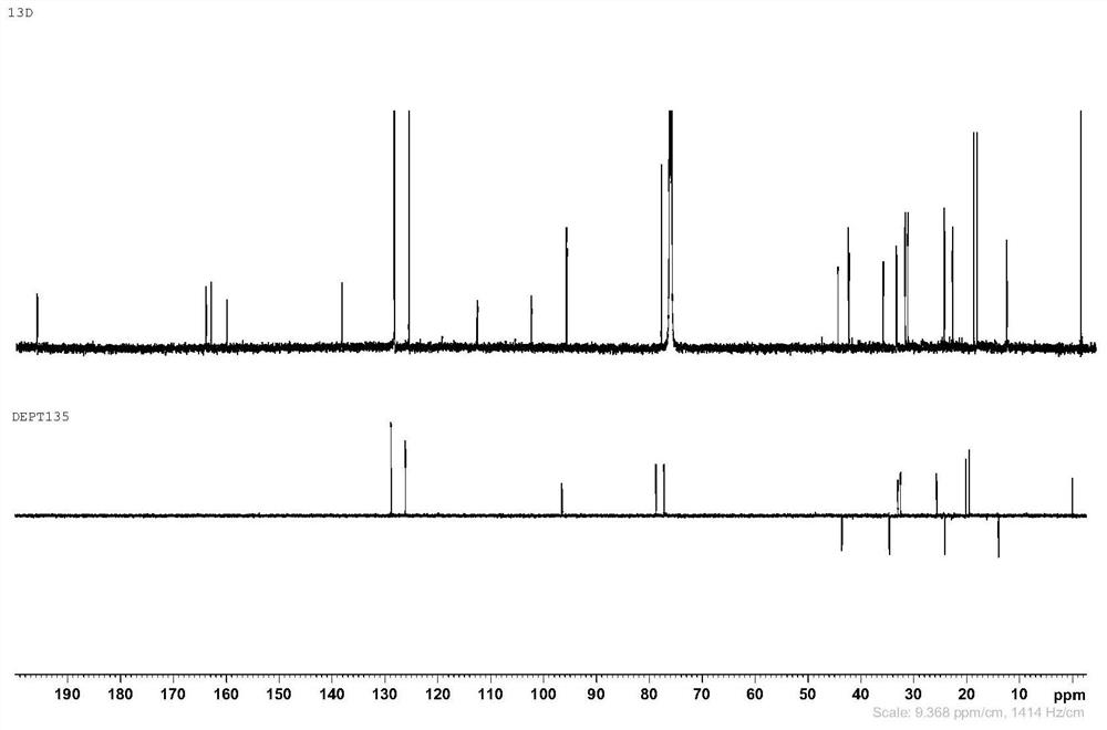 A kind of flavonoid monoterpene compound and its preparation method and application