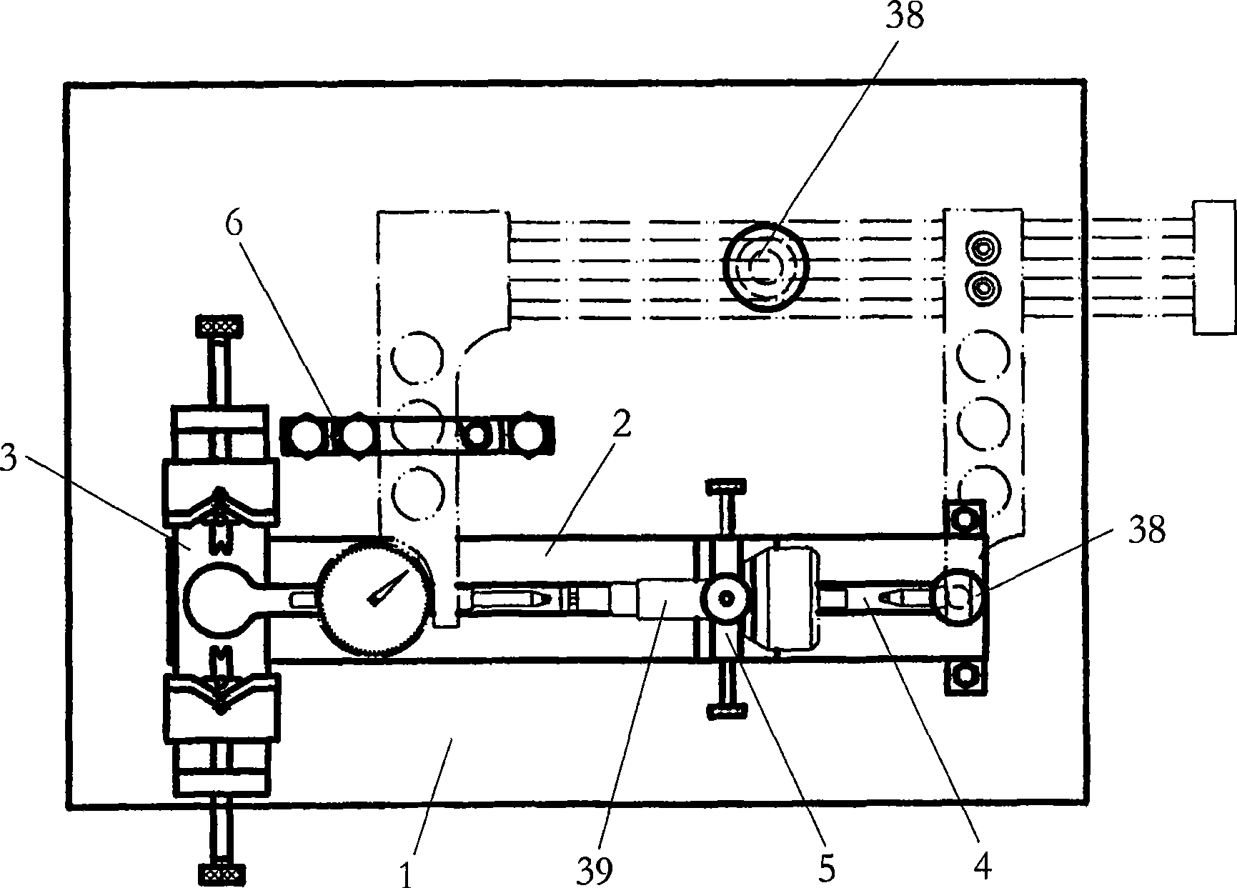 Calibration device for petroleum thread single parameter inspection tester