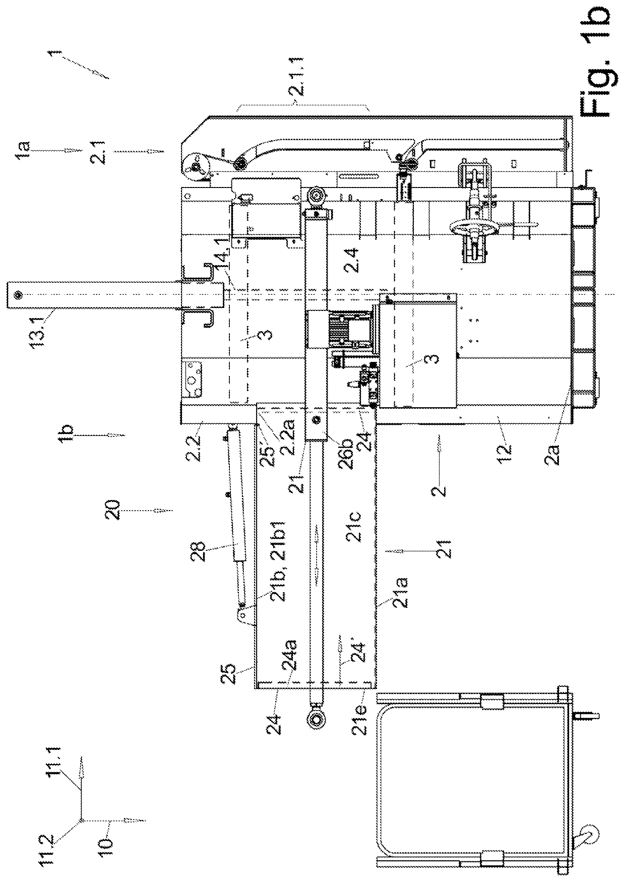 Vertical box baler and method of operating it