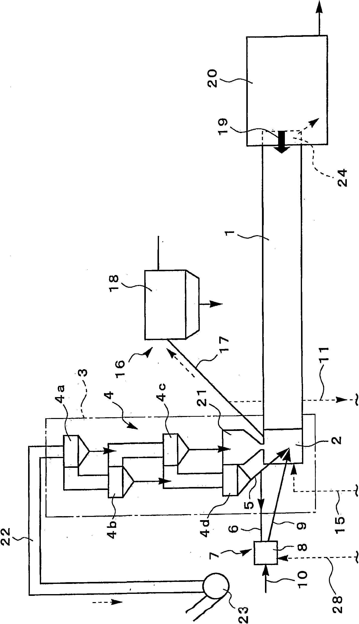 Cement clinker manufacturing device and manufacturing method