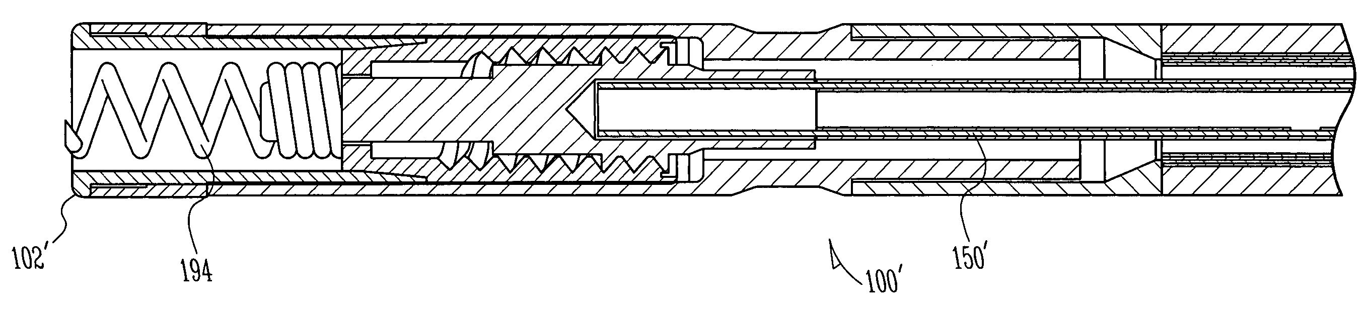 Lead having composite tubing