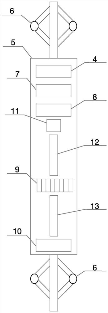 Underground electromagnetic logging instrument