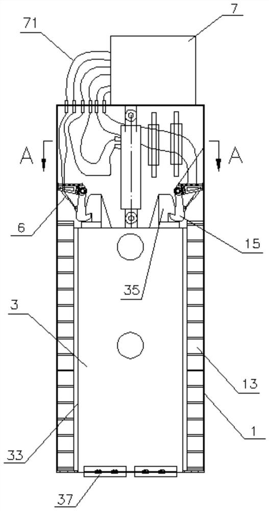 A lifting type seabed door device for ships