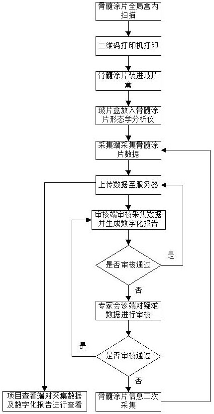 Bone marrow cell morphology analyzer system and working method thereof