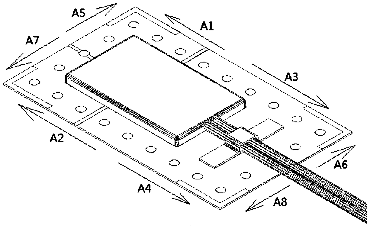 A kind of strain gauge and its manufacturing and installation method