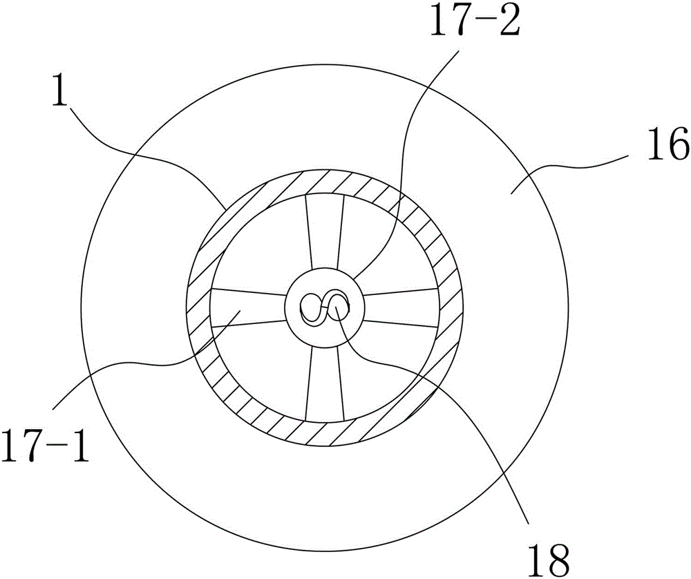 Underground rotary lifting sprinkling irrigation fixing and supporting device