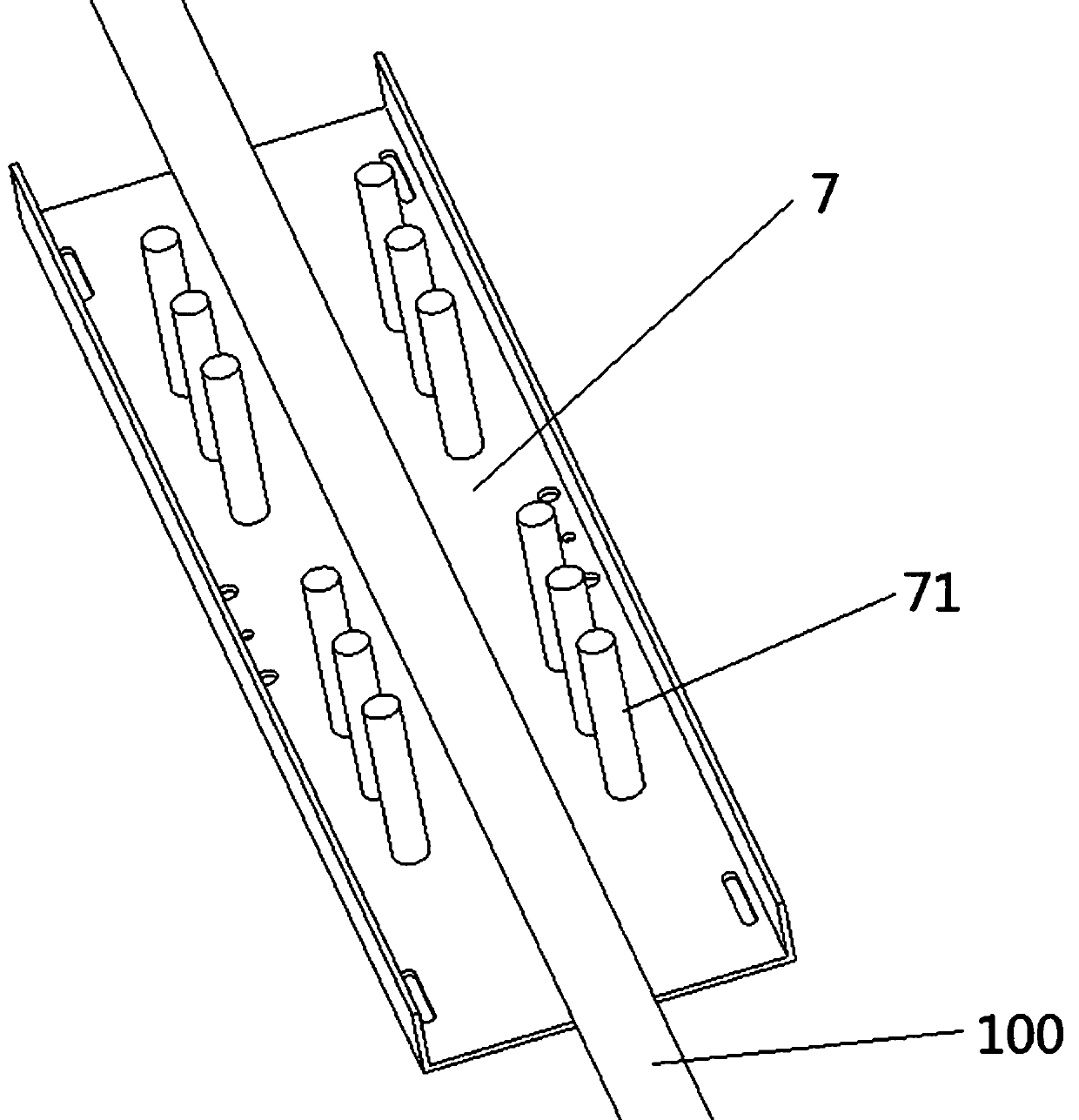 Device for measuring casing diameter