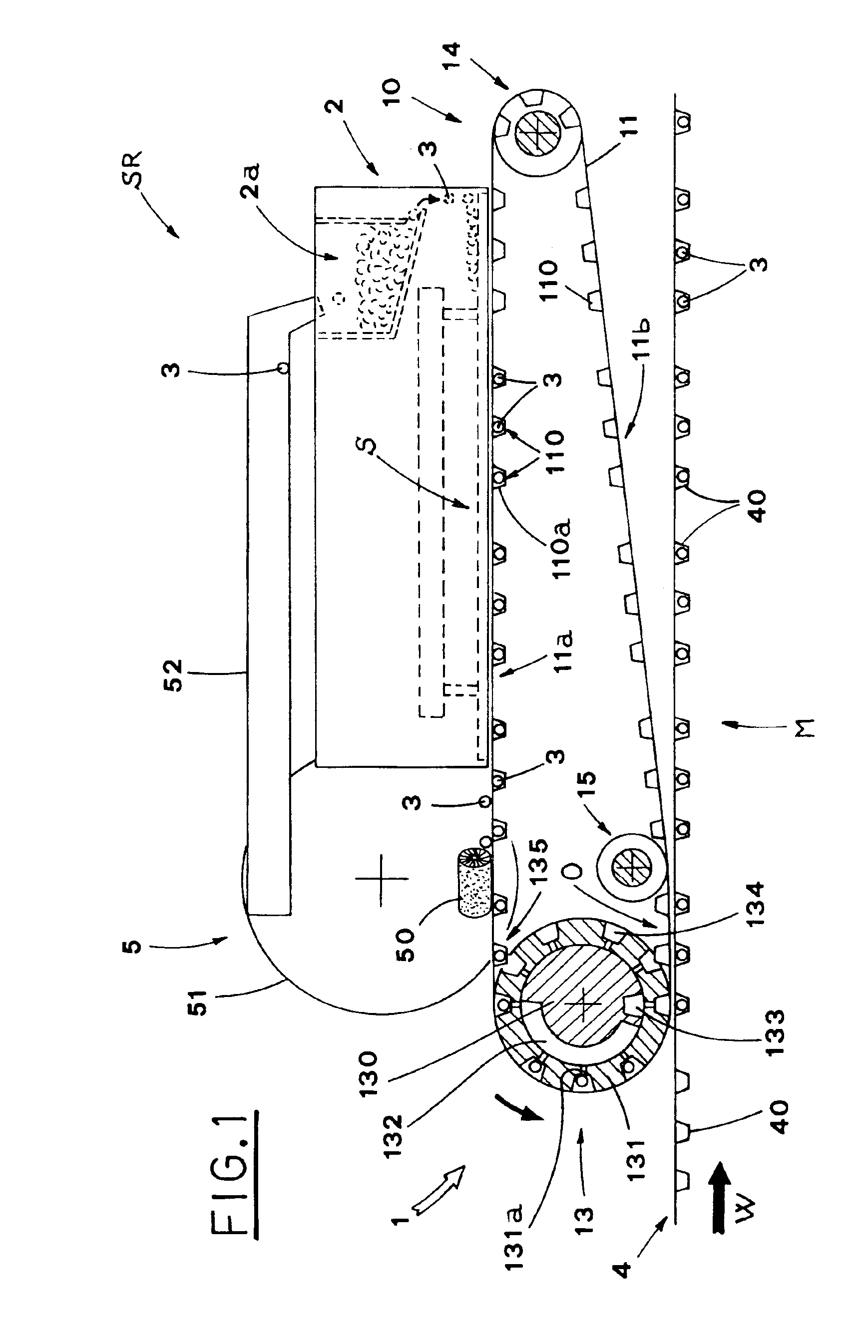 Unit for feeding products to a blistering machine