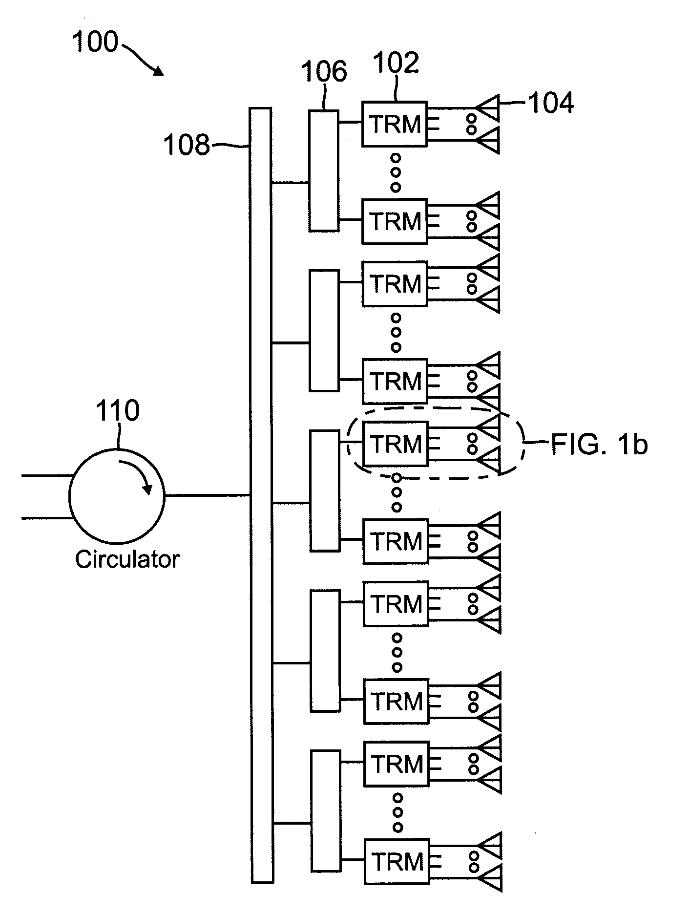 Low cost multi-channel thinned tr module architecture