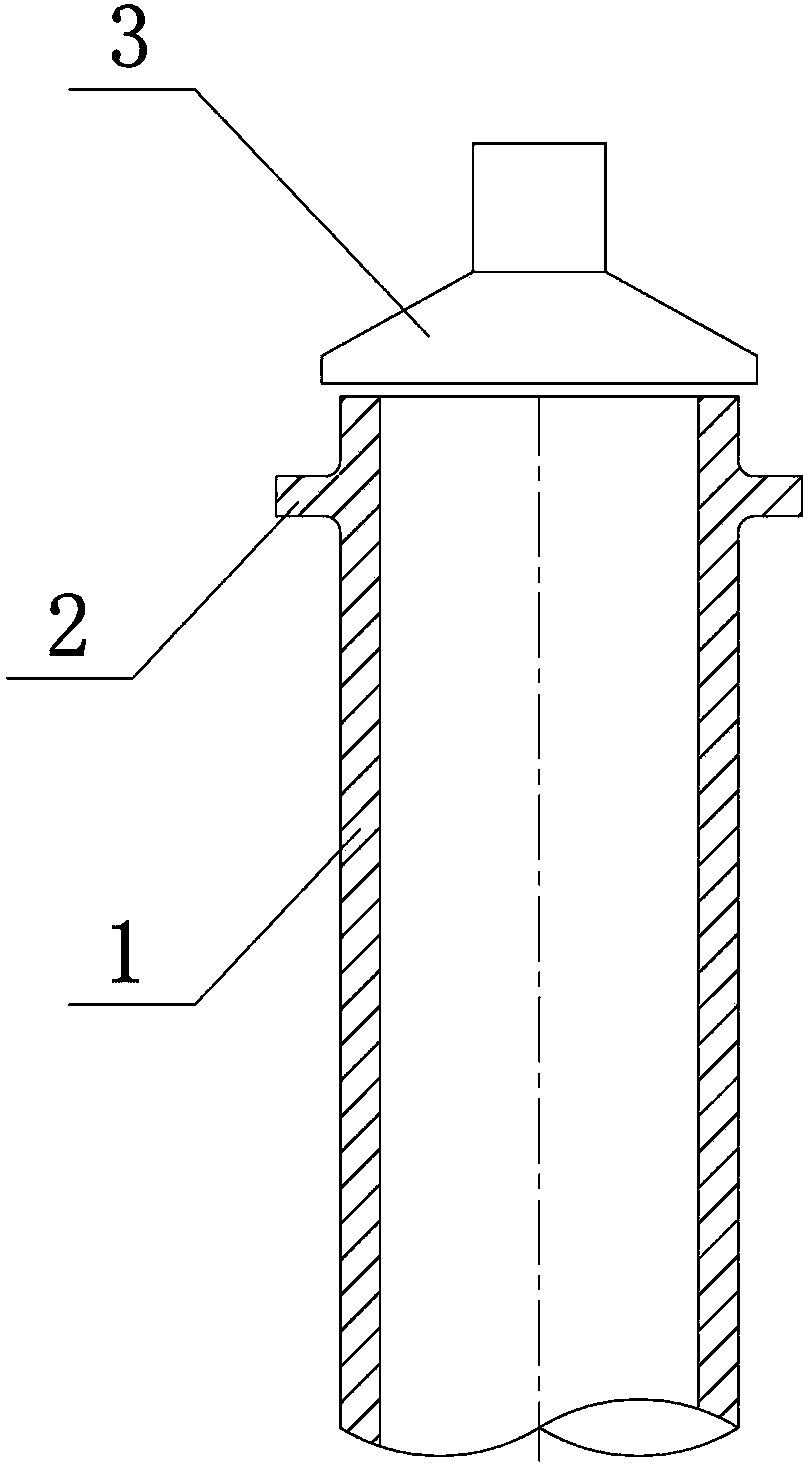 Transition section-free monopile offshore wind turbine foundation structure