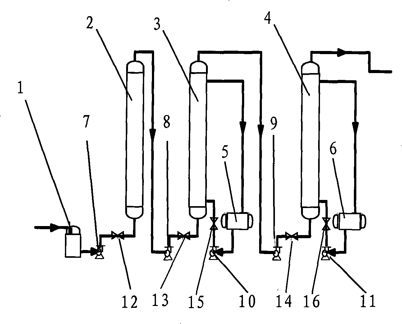 Method for removing aging copper foil plating solution detrimental impurities