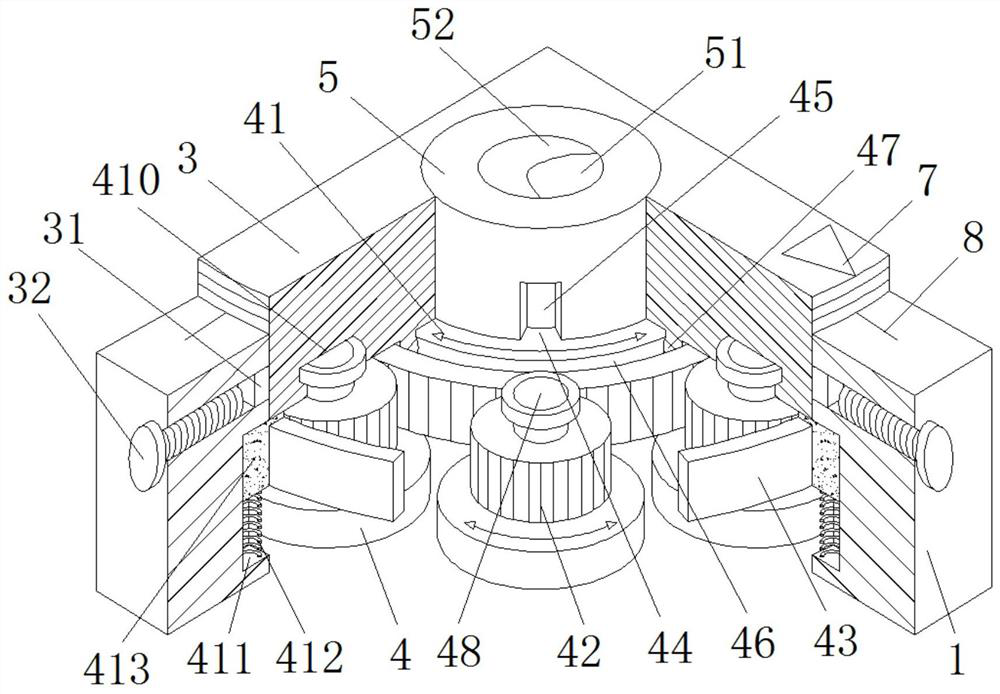 A wear-resistant abrasive block