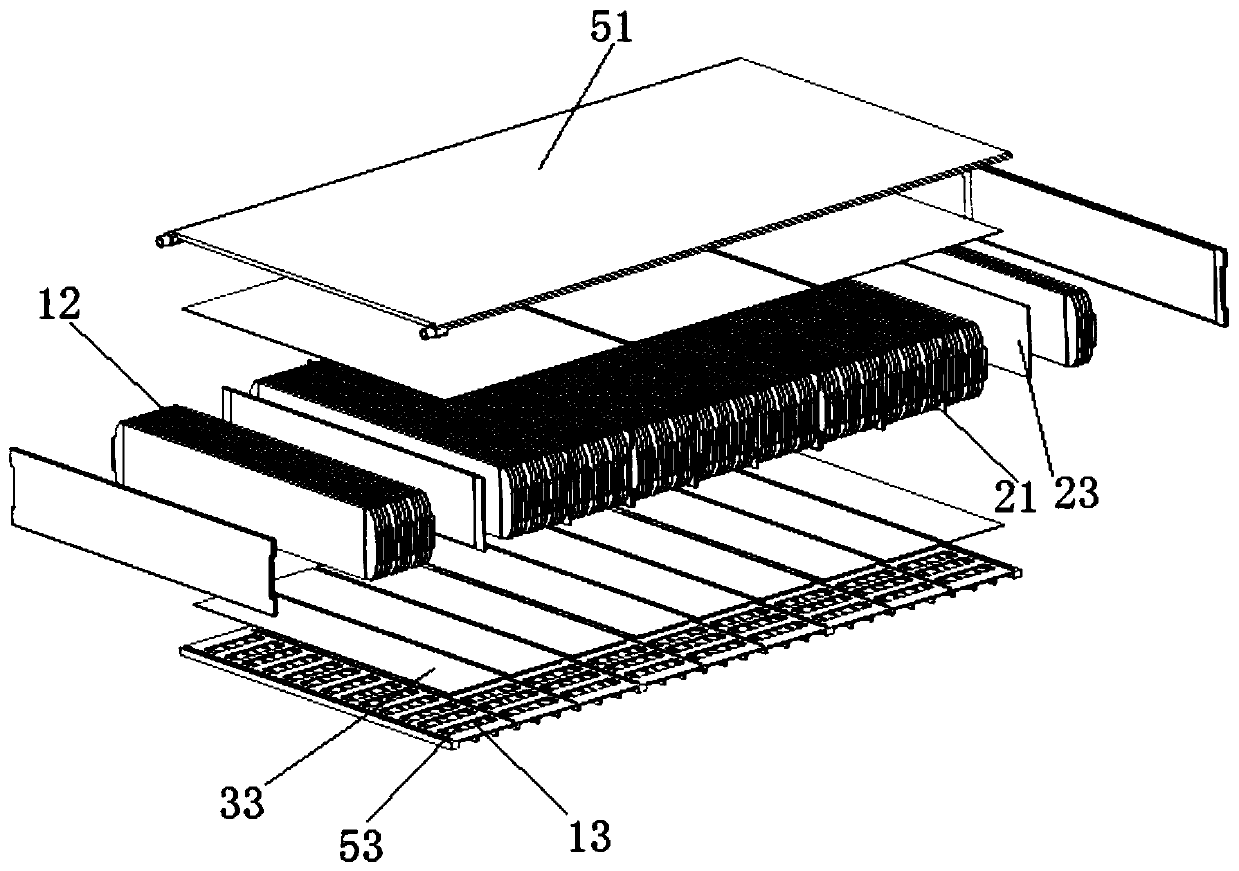 Soft package power battery module and system thereof