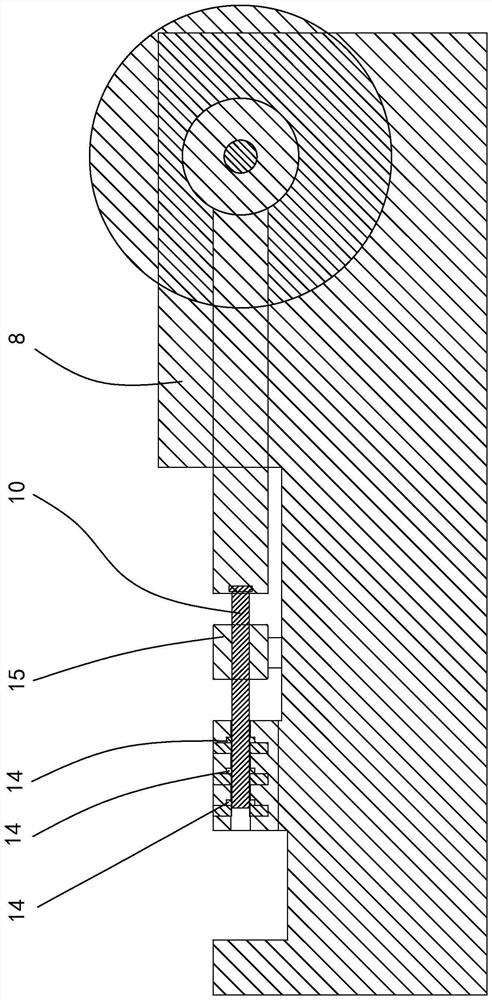 Punch, die and stretching process for stretching battery jar body